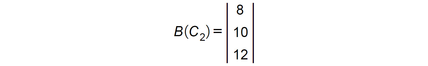 Figure 1.20: Second column of matrix B
