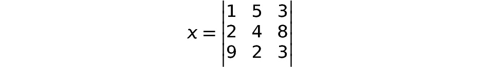 Figure 1.25: An example matrix
