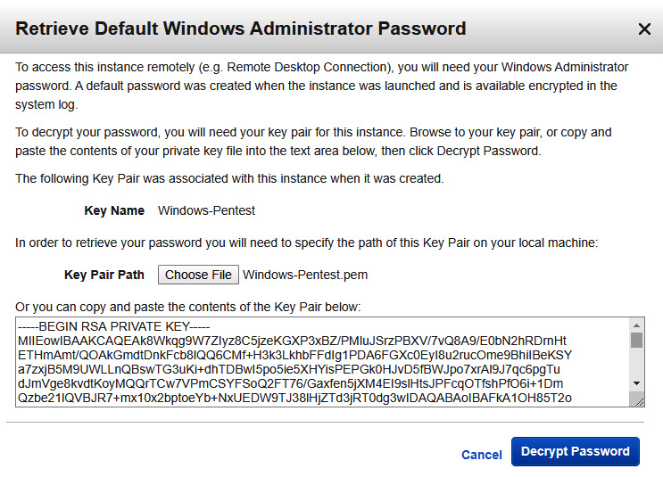 Figure 1.16 – Decrypting Windows passwords
