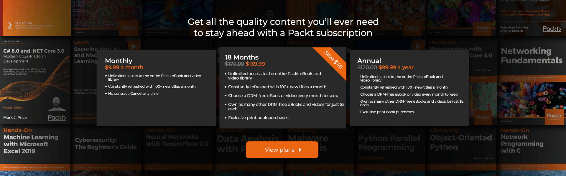 Packt subscription