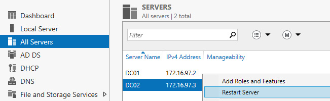Figure 1.12 – Using All Servers to manage servers
