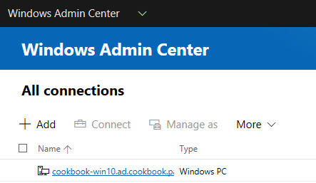 Figure 1.26 – Windows Admin Center
