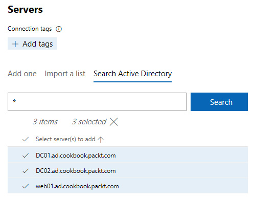 Figure 1.27 – Searching Active Directory
